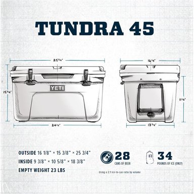 YETI TUNDRA 45 COOLER PORTÁTIL | ROJO - 2
