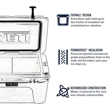 YETI TUNDRA 45 COOLER PORTÁTIL | ROJO - 4