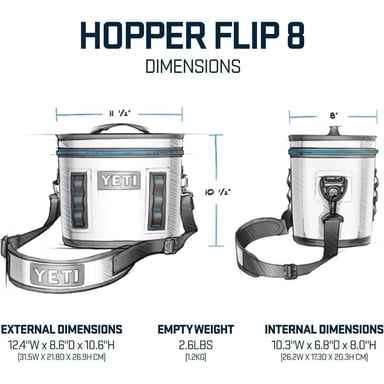 YETI HOPPER FLIP 8 COOLER PORTÁTIL | VERDE OLIVO - 4