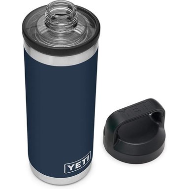 YETI BOTELLA RAMBLER CON TAPA CHUNG DE 18 OZ | AZUL MARINO