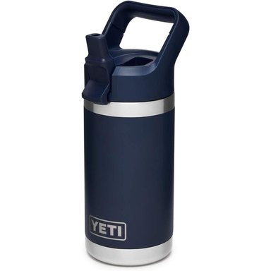 YETI BOTELLA RAMBLER JR. PARA NIÑOS CON CAÑITA DE 12 OZ | AZUL MARINO