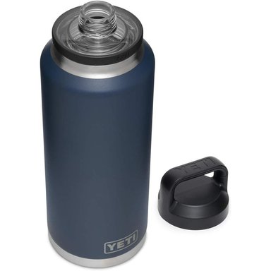 YETI BOTELLA RAMBLER CON TAPA DE CHUPÓN DE 46 OZ | AZUL MARINO