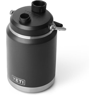 YETI RAMBLER JARRA CON TAPA MAGNÉTICA DE 1 GALÓN | NEGRO