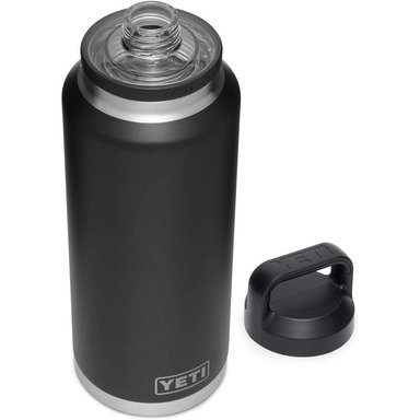 YETI BOTELLA RAMBLER CON TAPA DE CHUPÓN DE 46 OZ | NEGRO