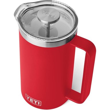 YETI RAMBLER CAFETERA DE PRENSA CON FILTRO DE 34 OZ | ROJO