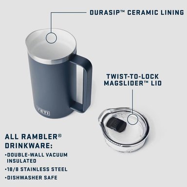 YETI RAMBLER JARRA DE 34 OZ CON TAPA MAGSLIDER | ROSADO - 2