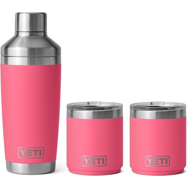 YETI RAMBLER SET COCTELERA DE 20 OZ Y 2 BOLAS DE 10 OZ | ROSADO