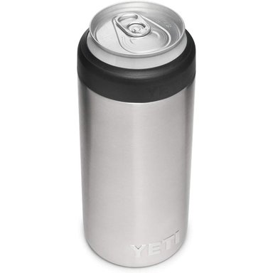 YETI RAMBLER AISLADOR DE LATAS DELGADAS INSERTABLE DE 12 OZ | PLATA
