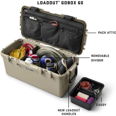 YETI GOBOX 60 CAJA DE HERRAMIENTAS IMPERMIABLE | NARANJADO - 2