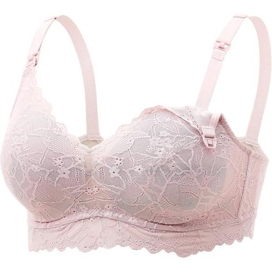 MOMCOZY BRASIER DE LACTANCIA DE ENCAJE, S | ROSA