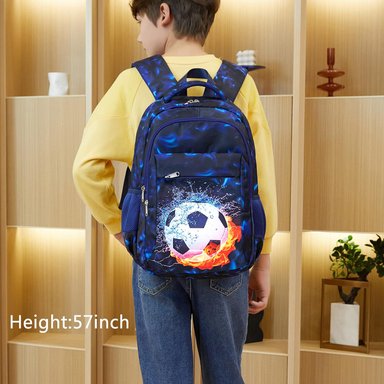 MOCHILA PARA NIÑOS Y NIÑAS, BOLSAS ESCOLARES PARA ADOLESCENTES, CONJUNTO DE MOCHILA ESCOLAR CON LONCHERA Y ESTUCHE PARA LÁPICES - 4