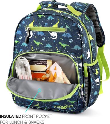 MOCHILA PARA NIÑOS Y NIÑAS, MOCHILA IDEAL PARA NIÑOS EN PREESCOLAR Y JARDÍN DE INFANTES, GALAXIA DINOSAURIO, 14L - 4
