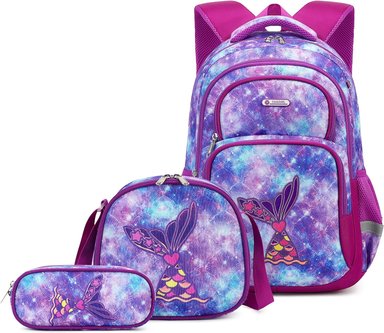 JUEGO DE 3 MOCHILAS DE DINOSAURIO PARA NIÑOS CON CAJA DE ALMUERZO, BOLSA DE LIBRO ESCOLAR PARA NIÑOS PRIMARIOS PREESCOLARES - 1