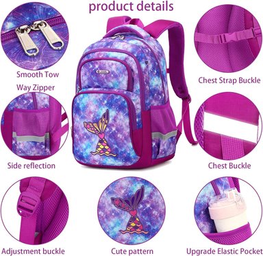 JUEGO DE 3 MOCHILAS DE DINOSAURIO PARA NIÑOS CON CAJA DE ALMUERZO, BOLSA DE LIBRO ESCOLAR PARA NIÑOS PRIMARIOS PREESCOLARES - 4
