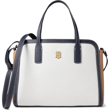 TOMMY HILFIGER | BOLSO SATCHEL CONVERTIBLE LIV II COLOR BLOCK PVC
