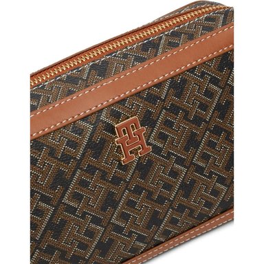 TOMMY HILFIGER | BOLSO DE CUERO CON MONOGRAMA CROSSBODY - 3