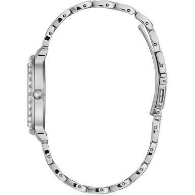 GUESS RELOJ DE PULSERA DE ACERO INOXIDABLE CRISTAL ROSA | SILVER - 3