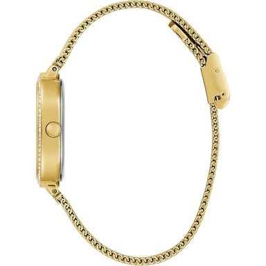 GUESS RELOJ DE PULSERA CUADRADO REDONDEADO | ORO - VERDE - 2