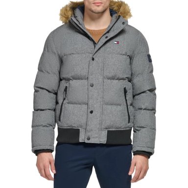 CASACA TOMMY HILFIGER BOMBER ACOLCHADA DE TELA ÁRTICA PARA HOMBRE