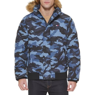 CASACA TOMMY HILFIGER BOMBER ACOLCHADA DE TELA ÁRTICA PARA HOMBRE - 1