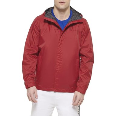 CASACA TOMMY HILFIGER CON CAPUCHA LIGERA Y TRANSPIRABLE PARA HOMBRE