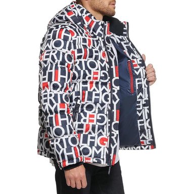 CASACA TOMMY HILFIGER ACOLCHADA CON CAPUCHA PARA HOMBRE - 3