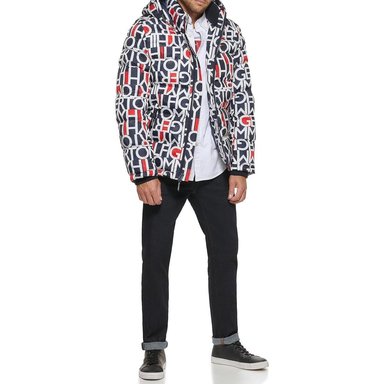 CASACA TOMMY HILFIGER ACOLCHADA CON CAPUCHA PARA HOMBRE - 6
