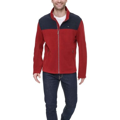 CASACA TOMMY HILFIGER DE FORRO POLAR CON CREMALLERA PARA HOMBRE - 1
