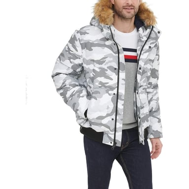 CASACA TOMMY HILFIGER BOMBER ACOLCHADA DE TELA ÁRTICA PARA HOMBRE - 4