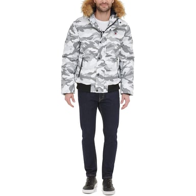 CASACA TOMMY HILFIGER BOMBER ACOLCHADA DE TELA ÁRTICA PARA HOMBRE - 5