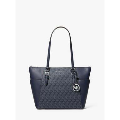 MICHAEL KORS BOLSO TOTE CHARLOTTE GRANDE DE CUERO | ADMIRAL