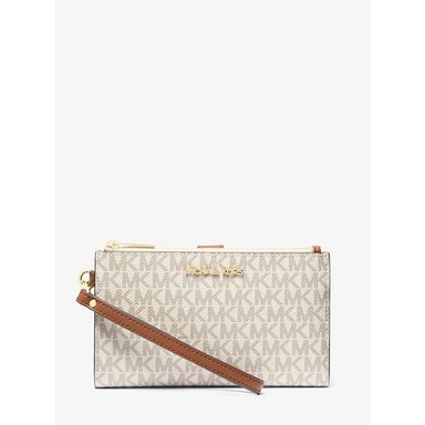 MICHAEL KORS CARTERA PARA SMARTPHONE JET SET TRAVEL SIGNATURE | VAINILLA