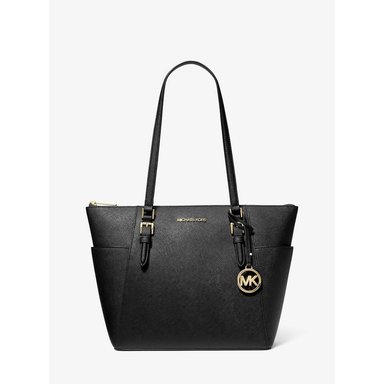 MICHAEL KORS BOLSO TOTE GRANDE CHARLOTTE DE PIEL SAFFIANO | NEGRO