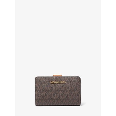 MICHAEL KORS CARTERA MEDIANA CON LOGOTIPO DE LA FIRMA | MARRÓN