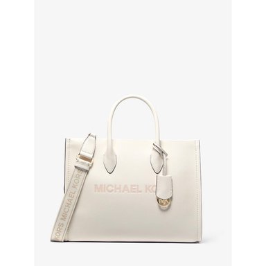 MICHAEL KORS BOLSO TOTE MEDIANO MIRELLA DE PIEL GRANULADA | LT CREAM