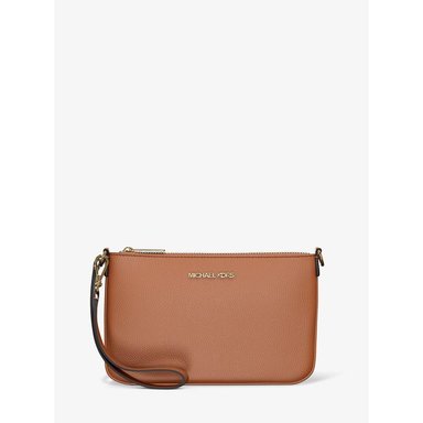 MICHAEL KORS BOLSO DE MANO CONVERTIBLE JET SET DE PIEL GRANULADA | LUGGAGE