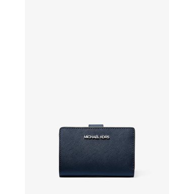 MICHAEL KORS CARTERA MEDIANA DE PIEL SAFFIANO | NAVY