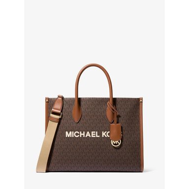 MICHAEL KORS BOLSO TOTE MIRELLA MEDIANO CON LOGO EXCLUSIVO | MARRÓN