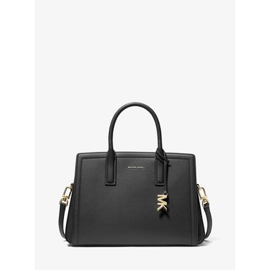MICHAEL KORS BOLSO BANDOLERA MEDIANO DE PIEL LAILA | NEGRO