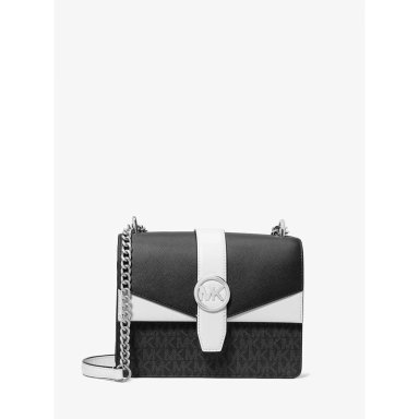 MICHAEL KORS BOLSO BANDOLERA GREENWICH | BLACK COMBO