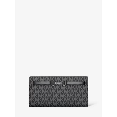 MICHAEL KORS CARTERA CON LOGOTIPO DE LA FIRMA CARSON | NEGRO