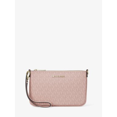 MICHAEL KORS BOLSO DE MANO JET SET SMALL SIGNATURE LOGO | ROSADO