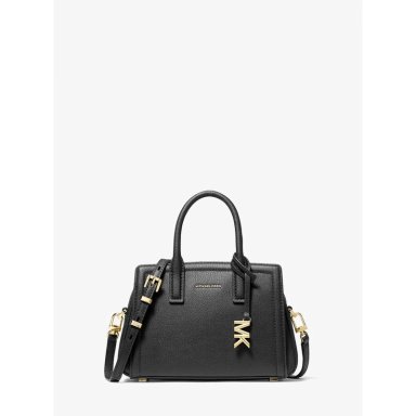 MICHAEL KORS BOLSO BANDOLERA DE PIEL LAILA | NEGRO