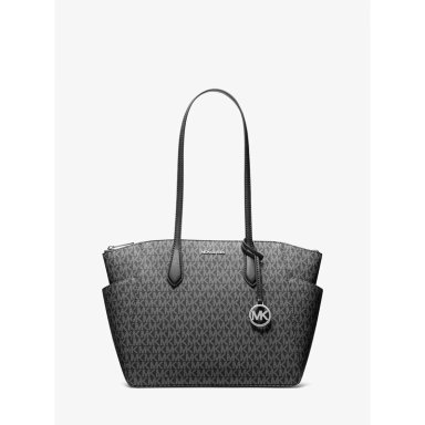 MICHAEL KORS BOLSO TOTE BOLSO CON EL LOGOTIPO DE MARILYN | NEGRO