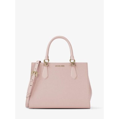 MICHAEL KORS BOLSO SATCHEL BOLSO DE PIEL SAFFIANO MARILYN | ROSADO