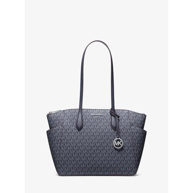 MICHAEL KORS BOLSO TOTE BOLSO CON EL LOGOTIPO DE MARILYN | AZUL ACERO