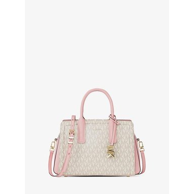 MICHAEL KORS BOLSO LAILA' CON EL LOGOTIPO DE LA FIRMA | VAINILLA