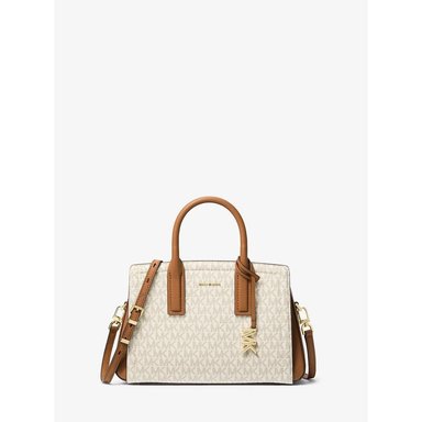 MICHAEL KORS BOLSO LAILA CON EL LOGOTIPO DE LA FIRMA | VAINILLA