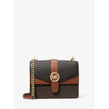 MICHAEL KORS BOLSO BANDOLERA GREENWICH CON LOGO DE LA FIRMA | MULTICOLOR