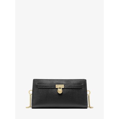 MICHAEL KORS BOLSO BANDOLERA PIEL HAMILTON MODERNE | NEGRO
